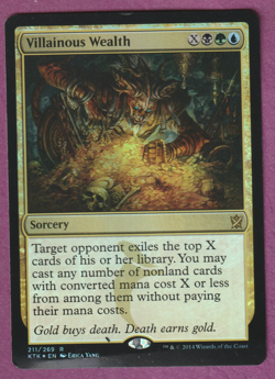 MTG - Magic - Villainous Wealth - Foil Rare - Khans of Tarkir (KTK) - Image 1