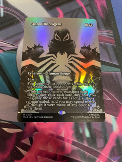 MTG - OPPOSITION AGENT - FOIL - BORDERLESS - MAR - NM - MYTHIC - Image 1