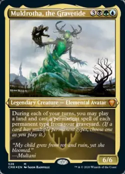 Muldrotha, the Gravetide (Foil Etched) -Foil Near Mint MTG Commander Legends - Image 1