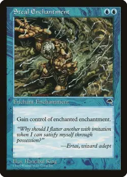 Steal Enchantment Tempest Magic The Gathering MTG Card - Image 1