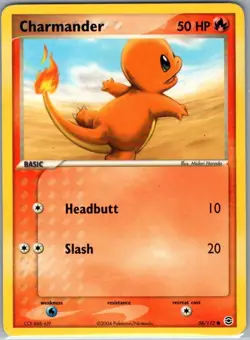 Charmander 58/112 Non Holo FireRed & LeafGreen - Pokemon Card - LP - Image 1