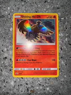 Pokemon TCG Cards Shining Ho-Oh SM70 Black Star Promo Holo - Image 3