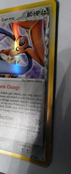 Deoxys (Defense Form) 4/110 Pokemon EX Holon Phantoms 2006 Holo Rare - LP - Image 5