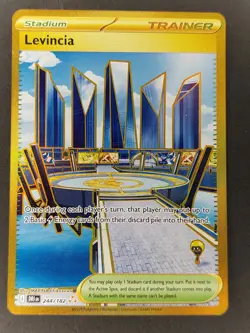 2025 Pokemon Levincia Secret Rare Destined Rivals 244/182 - Image 1