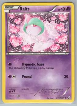 2013 Pokemon Black & White Radiant Collection Ralts - Image 1