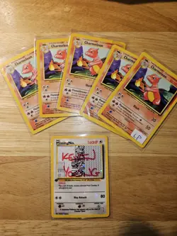 Pokemon TCG - Charmeleon 024/102 Base Set Unlimited Regular - Lightly Played - Image 1