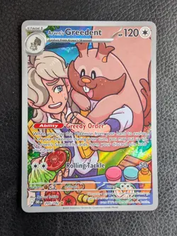 Arven's Greedent - 205/182 Destined Rivals (Pokemon) Illustration Rare (NM) - Image 1