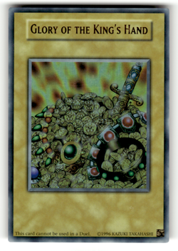 Glory of the King's Hand N/A Ultra Rare King of Games: Yugi's Legendary Decks L - Image 1