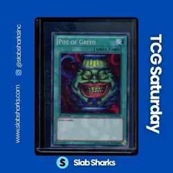2013 YU-GI-OH! JOEY'S WORLD #LCJW-EN061 1ST EDITION POT OF GREED - Image 1