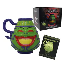 Yu-Gi-Oh! Pot Of Greed Limited Edition 20-Ounce Ceramic Tankard - Image 1