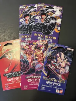 One piece sleeved booster bundle and treasure booster set. - Image 2