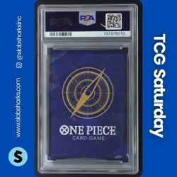 2023 ONE PIECE OP05 EN #ST01-012 MONKEY D. LUFFY 1ST ANNIVERSARY PSA 10 - Image 2