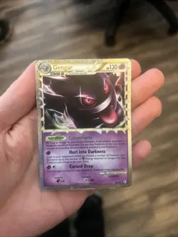 Pokemon Gengar Prime 94/102 Ultra Rare Holo HGSS Triumphant Card - Image 1