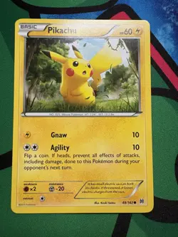 Pokemon Pikachu TCG Breakthrough Card 48/162 Regular Common - Image 1