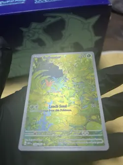 Pokemon TCG Bulbasaur Holo Card 166/165 Scarlet & Violet 151 Illustration Rare - Image 2