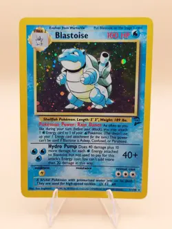 Blastoise Base Set 2 Holo Rare 2/130 Pokemon Card - WOTC 2000 - Image 1