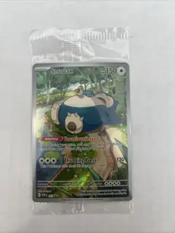 Snorlax SVP 051 Scarlet & Violet Promo Cards Holo 151 Sealed Pokemon - Image 1
