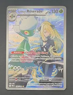 Pokemon Card Cynthia's Roserade 184/182 Destined Rivals - Near Mint - Image 1