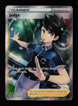 Judge TG25/TG30 Ultra Rare Silver Tempest Trainer Gallery Pokemon Cards - Image 1