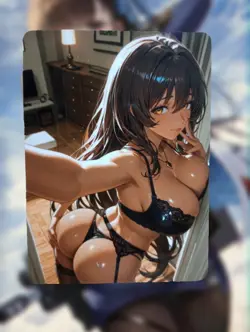 Noir Goddess Of Victory Nikke Anime Waifu Sexy Goddess Doujin Lewd Hentai Card - Image 1