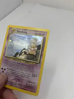 Pokemon TCG Slowking Neo Genesis Holo Rare Card 14/111 Unlimited w/ Swirl - Image 2