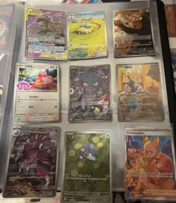 Pokemon TCG IR/Full Art Lot 9 Cards - Image 1