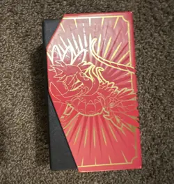 Pokemon TCG Crown Zenith Zacian Pokemon Card Lot with Red/Black Storage Box - Image 1