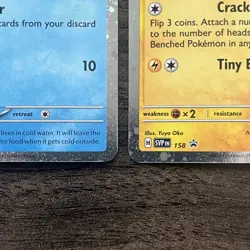 Wooper 155 Sv: Scarlet & Violet Promo Cards Holo + Pachirisu 158 - Image 3