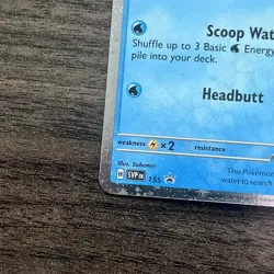 Wooper 155 Sv: Scarlet & Violet Promo Cards Holo + Pachirisu 158 - Image 4