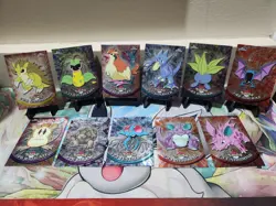 Topps Pokemon Chrome Card Lot of 11 (Cards Vary In Condition- See Description) - Image 1