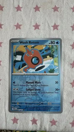 Wash Rotom 061/182 Destined Rivals Reverse Holo Pokemon TCG Card - Image 1