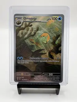 Omanyte 180/165 Illustration Rare Scarlet & Violet 151 Pokemon Card 180/165 - Image 1