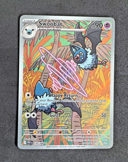 Swoobat 120/086 Illustration Rare White Flare Pokemon Card English - Image 1