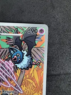 Swoobat 120/086 Illustration Rare White Flare Pokemon Card English - Image 3