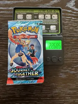 (HEAVY)🔥 22.69g Pokemon TCG Cards Journey Together Booster Pack Factory Sealed✅ - Image 1