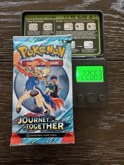 (HEAVY)🔥 22.66g Pokemon TCG Cards Journey Together Booster Pack Factory Sealed✅ - Image 1