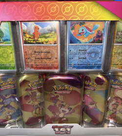 Pokemon Scarlet & Violet 151 5-Pack Mini Tin Box English Trading Card Game - Image 3