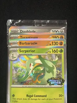 Perfect Order Prerelease Staff Promo 4 cards Sealed Pokemon Cards - Image 2