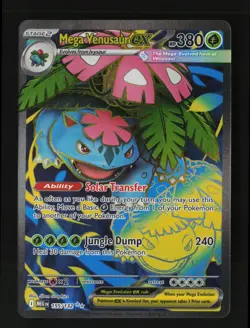 Mega Venusaur ex 155/132 Ultra Rare Mega Evolution Pokemon Cards - Image 1