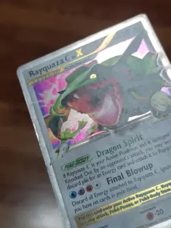 Rayquaza C Lv.X DP47 Black Star Promo Diamond & Pearl Holo Rare Pokemon Card PL! - Image 3