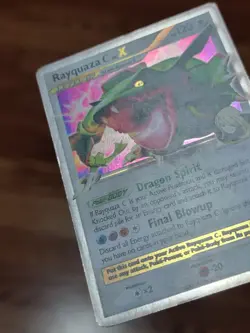 Rayquaza C Lv.X DP47 Black Star Promo Diamond & Pearl Holo Rare Pokemon Card PL! - Image 4