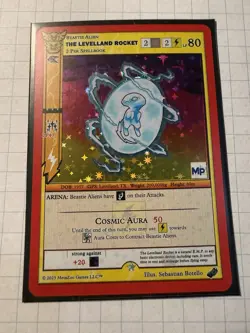 MetaZoo x M2P2 x WYP LEVELLAND ROCKET FULL HOLO Sealed Promo Card NYCC 2023 - Image 1