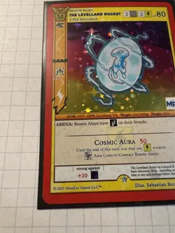 MetaZoo x M2P2 x WYP LEVELLAND ROCKET FULL HOLO Sealed Promo Card NYCC 2023 - Image 3
