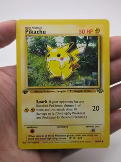 Pokemon Card - Pikachu Jungle 60/64 Common 1st Edition NM - Image 1