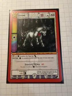 MetaZoo 2023 Native Black Friday Promo Card - Unicorn - Full Holo TCG ChaseCard - Image 1