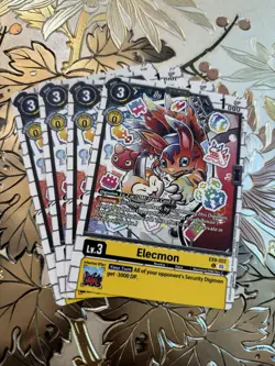 Digimon Card Game Playset Elecmon EX9-022 C Versus Monsters - Image 1