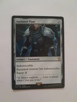 Darksteel Plate NM FINAL FANTASY VII FFVII Magic the Gathering MTG - Image 1