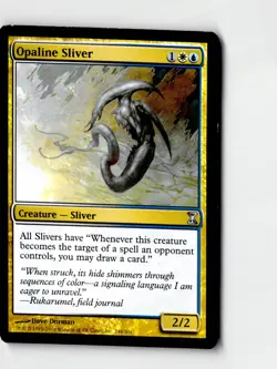 Opaline Sliver 244 Uncommon Time Spiral Magic: The Gathering Lightly Played - Image 1