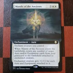 Mtg Mantle of the Ancients Extended Art NM Commander Adventures Forgotten Realms - Image 1
