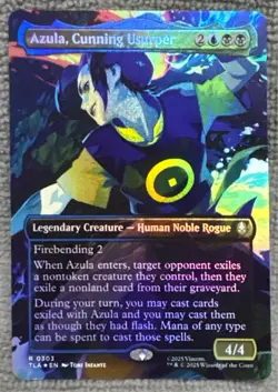 Azula, Cunning Usurper (Borderless) Avatar: The Last Airbender Foil 303 - Image 1